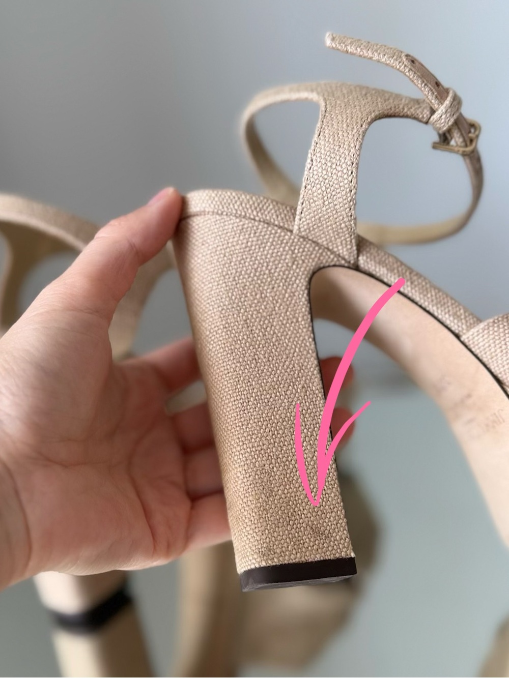 Like new Jimmy Choo Heloise 120 Linen Platform Sandals $1,095 37.5 - Picture 11 of 16